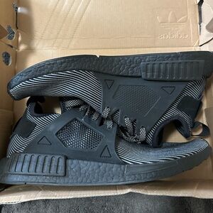 Adidas NMD XR1 PK Primeknit, Core Black, S32211, Mens Running Shoes, Size 13
